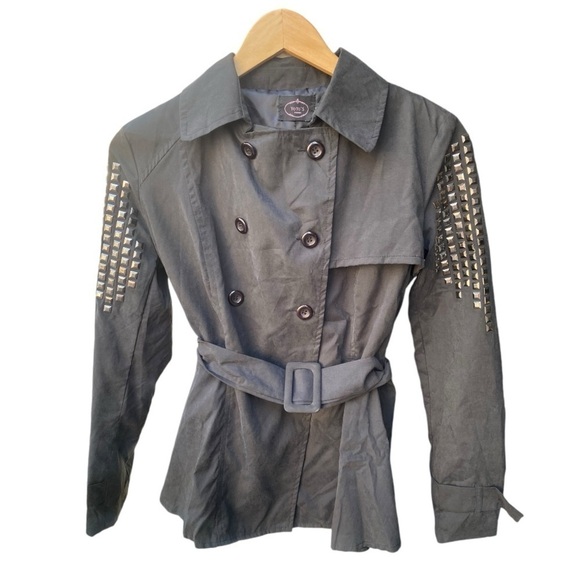 Yoyo's Studed Shoulder Jacket Blouse I Size: L - Picture 1 of 15